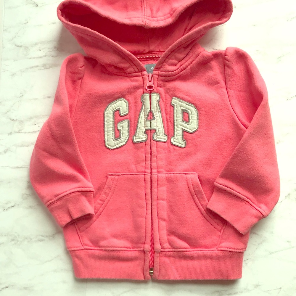 GAP toddler girls 12-18 month zip up hoodie!